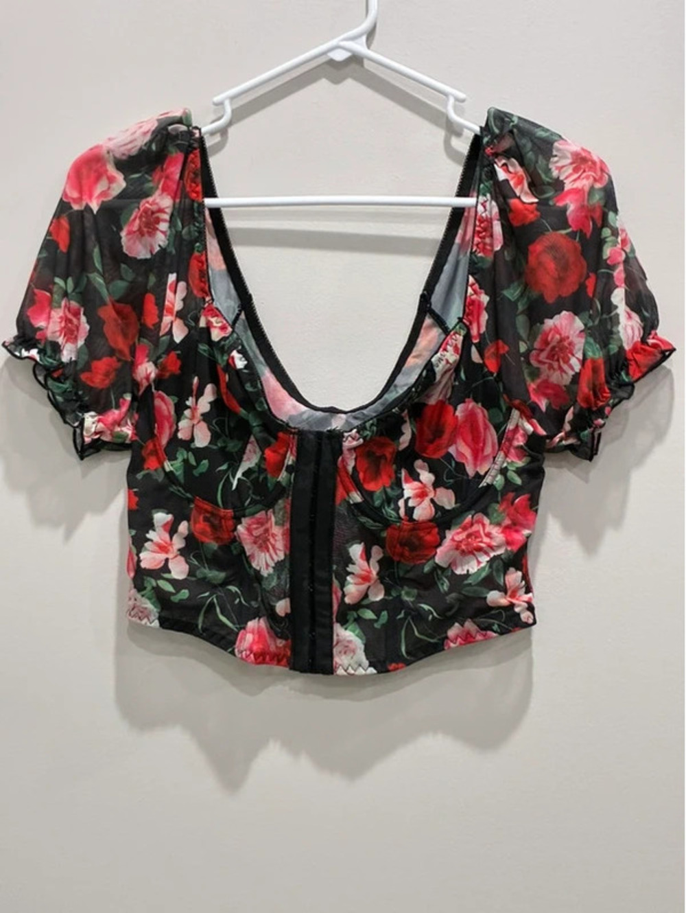 Floral corset